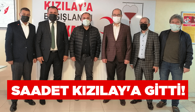 Saadet Kızılay'a gitti! 