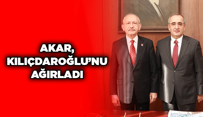 Akar, Kılıçdaroğlu’nu ağırladı