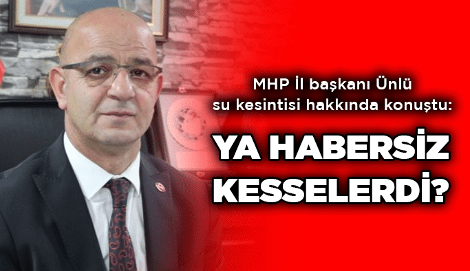 Ünlü: ''Ya habersiz kesselerdi?''