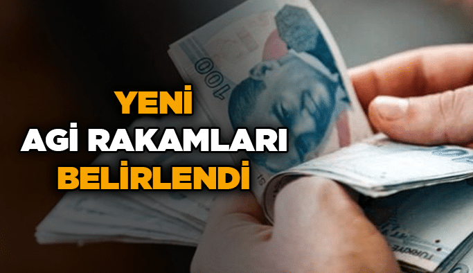Yeni AGİ rakamları belirlendi