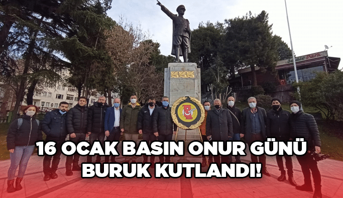 16 Ocak Basın Onur Günü buruk kutlandı!