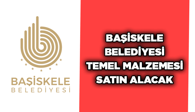 Başiskele Belediyesi temel malzemesi satın alacak