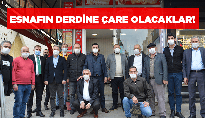 Esnafın derdine çare olacaklar!