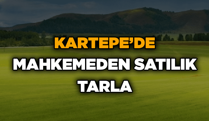 Kartepe’de mahkemeden satılık tarla