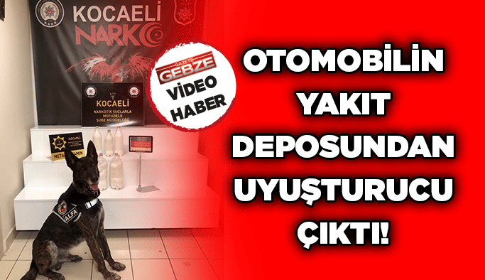Otomobilin yakıt deposundan uyuşturucu çıktı!