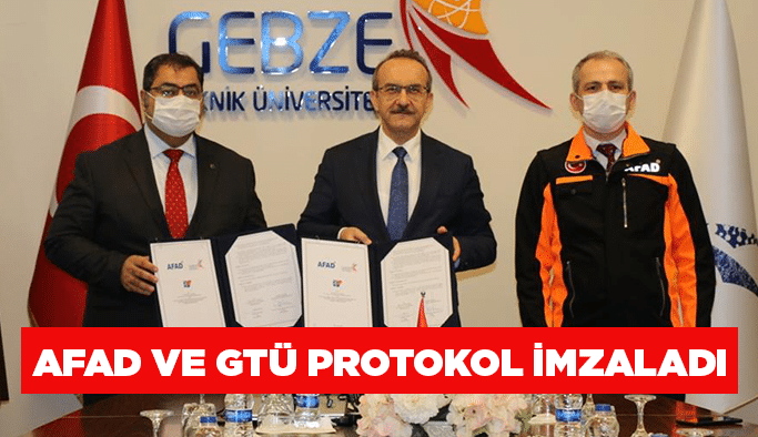 AFAD VE GTÜ Protokol İmzaladı