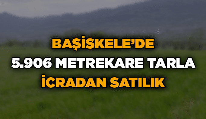 Başiskele’de 5.906 metrekare tarla icradan satılık