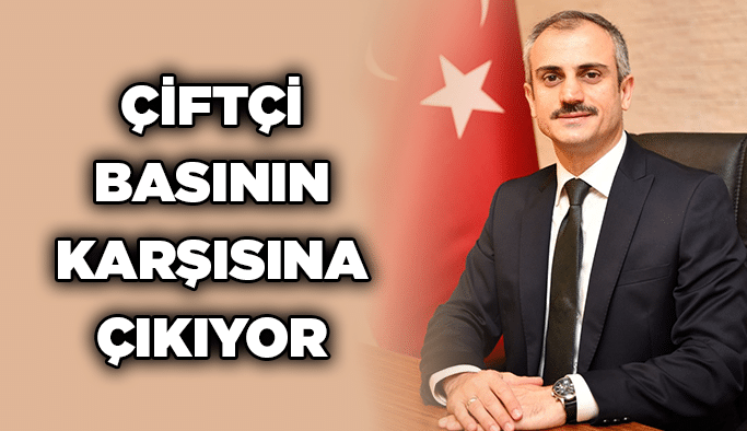 Çiftçi basının karşısına çıkıyor