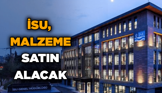 İSU, Scada muhtelif malzeme satın alacak