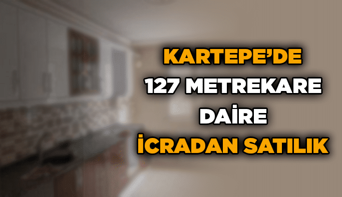 Kartepe’de 127 metrekare daire icradan satılık