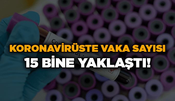 Koronavirüste vaka sayısı 15 bine yaklaştı!
