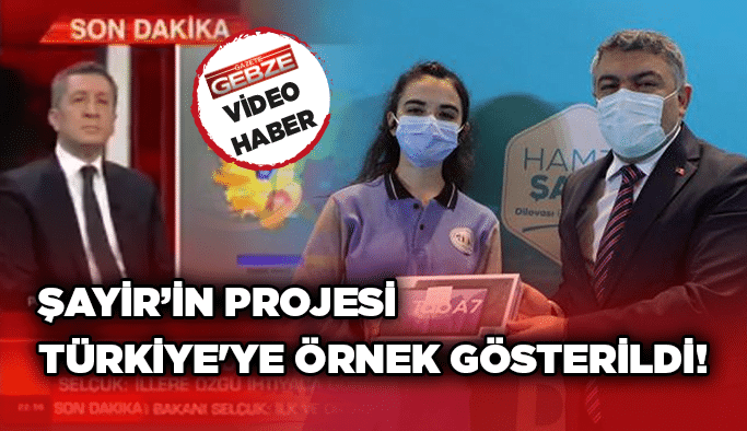 Şayir’in projesi Türkiye'ye örnek gösterildi!
