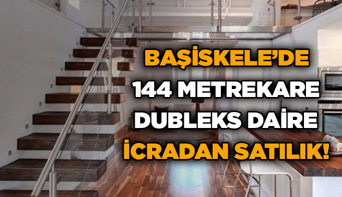 Başiskele’de 144 metrekare dubleks daire icradan satılık!