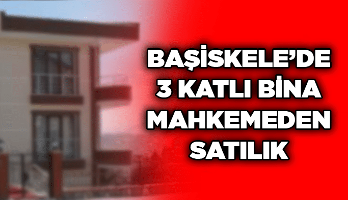 Başiskele’de 3 katlı bina mahkemeden satılık