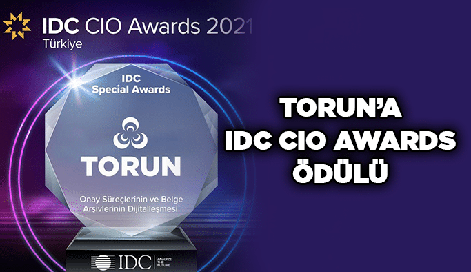 Torun’a IDC CIO Awards ödülü