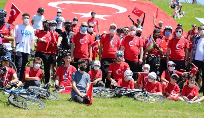 1000 kişi aynı anda pedal çevirdi