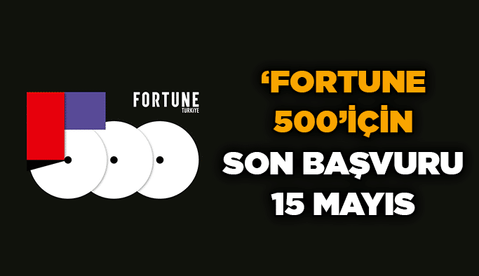 ‘FORTUNE 500’için son başvuru 15 Mayıs