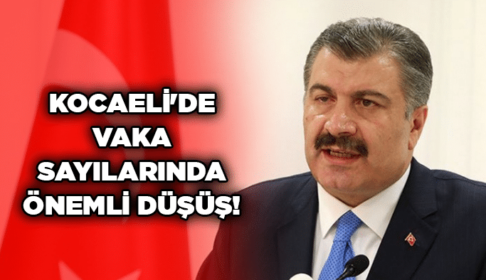 Kocaeli'de vaka sayılarında önemli düşüş!