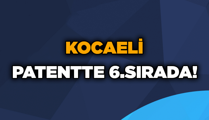 Kocaeli patentte 6.sırada!