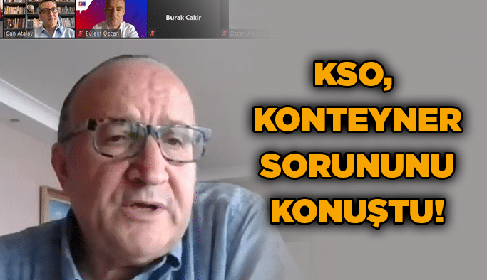 KSO, Konteyner sorununu konuştu!