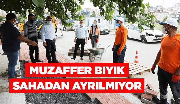 Muzaffer Bıyık sahadan ayrılmıyor