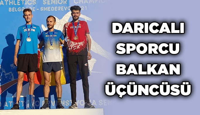 Darıcalı sporcu Balkan üçüncüsü
