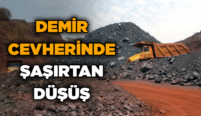 Demir cevherinde şaşırtan düşüş