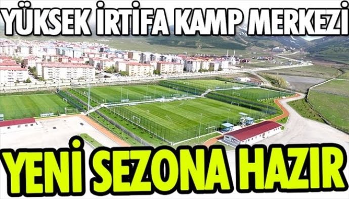 Erciyes'teki futbol kompleksi, kamplar ve hazırlık maçları için hazır