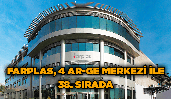 Farplas, 4 Ar-Ge Merkezi ile 38. sırada