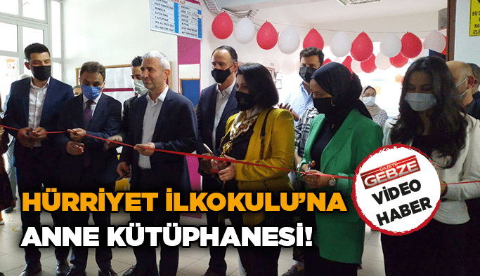 Hürriyet İlkokulu’na anne kütüphanesi!