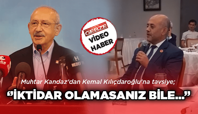 Muhtar Kandaz, ‘’İktidar olamasanız bile…’’