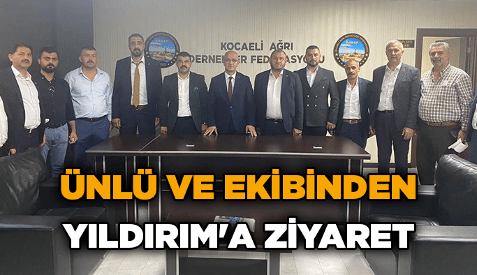 Ünlü ve ekibinden Yıldırım'a ziyaret