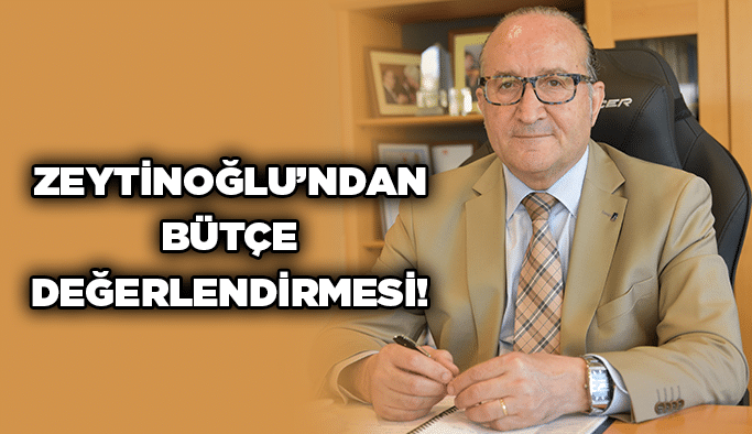 Zeytinoğlu’ndan bütçe değerlendirmesi!