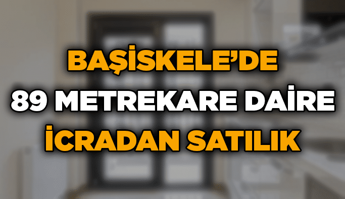 Başiskele’de 89 metrekare daire icradan satılık