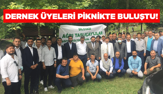 Dernek üyeleri piknikte buluştu!