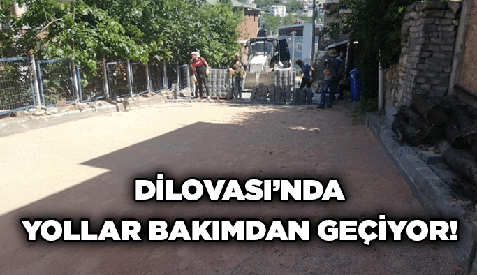 Dilovası’nda yollar bakımdan geçiyor!
