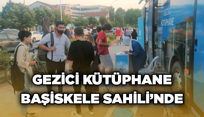 Gezici Kütüphane Başiskele Sahili’nde