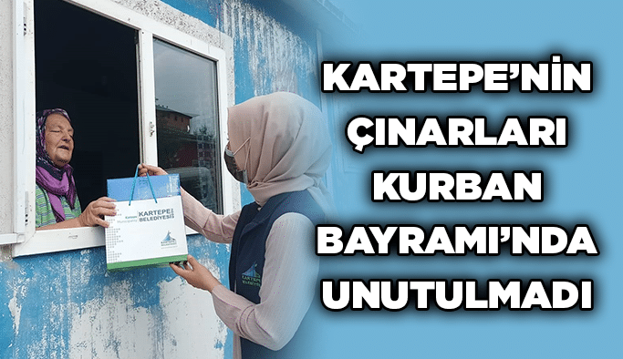 Kartepe’nin Çınarları Kurban Bayramı’nda Unutulmadı