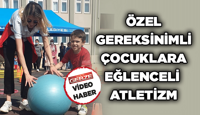 Özel gereksinimli çocuklara eğlenceli atletizm