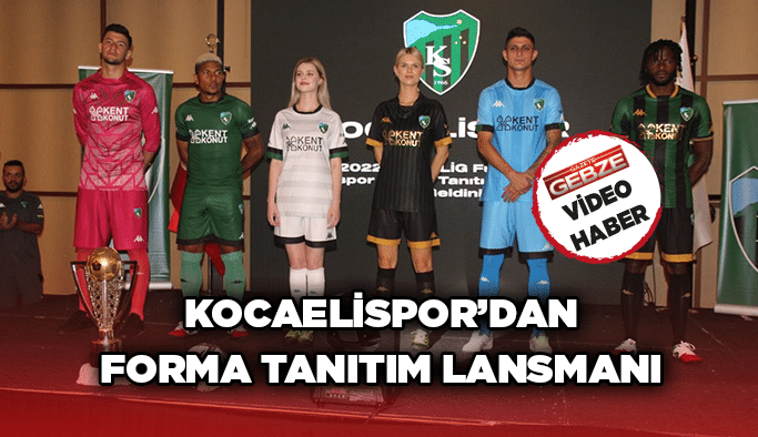 Kocaelispor’dan forma tanıtım lansmanı