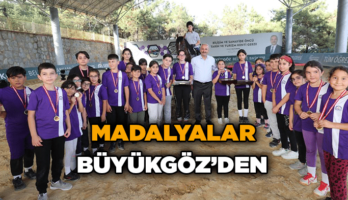 Madalyalar Büyükgöz’den