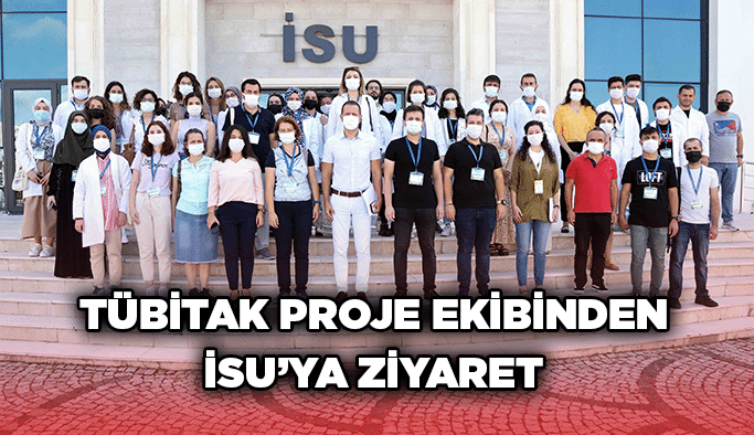 TÜBİTAK proje ekibinden İSU’ya ziyaret