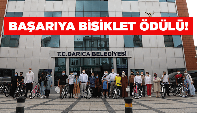 Başarıya bisiklet ödülü!