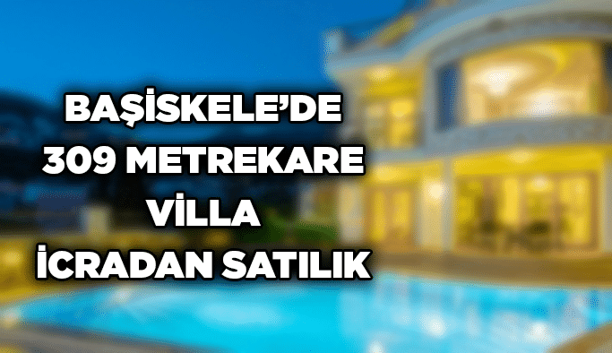 Başiskele’de 309 metrekare villa icradan satılık