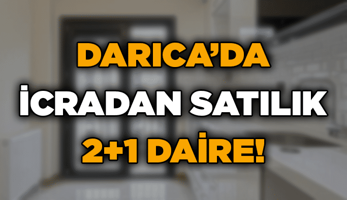 Darıca’da icradan satılık 2+1 daire!