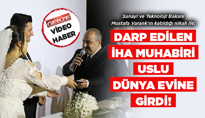 Darp edilen İHA Muhabiri Uslu dünya evine girdi!