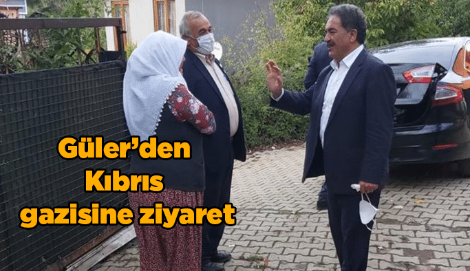 Güler’den Kıbrıs gazisine ziyaret