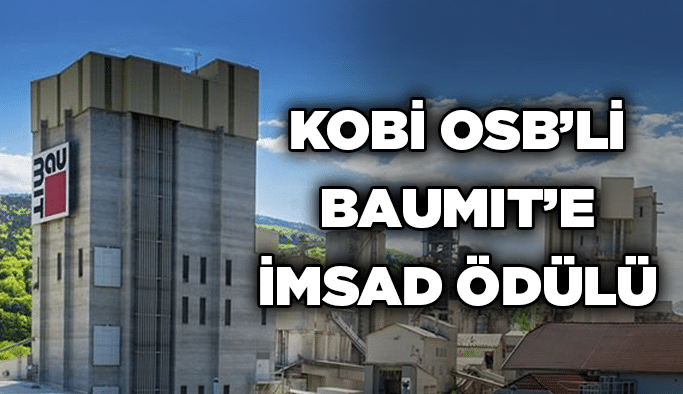 KOBİ OSB’li Baumit’e İMSAD ödülü