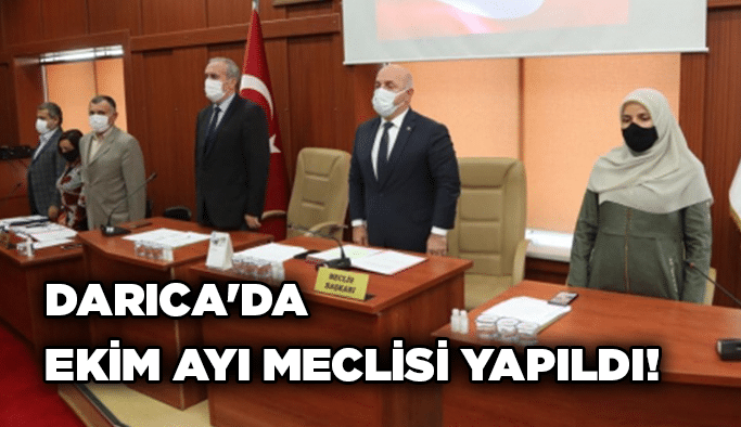 Darıca'da Ekim ayı meclisi yapıldı!