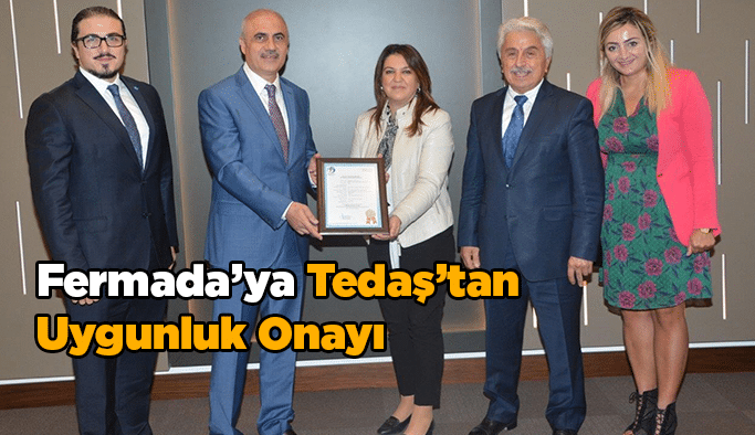 Fermada’ya Tedaş’tan  Uygunluk Onayı